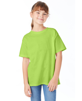 Hanes 5480 Youth Essential-T T-Shirt in Lime