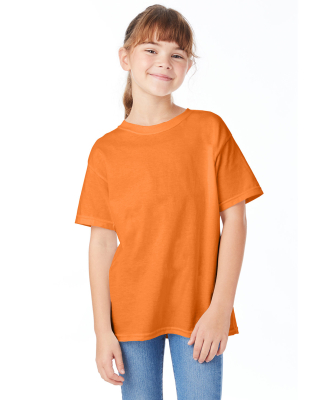 Hanes 5480 Youth Essential-T T-Shirt in Tennessee orange
