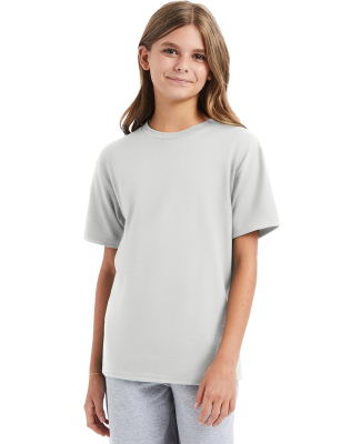Hanes 498Y Youth Perfect-T T-Shirt in Ash