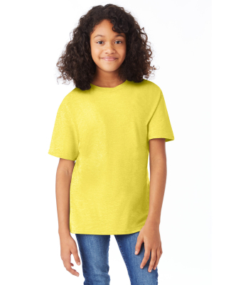 Hanes 498Y Youth Perfect-T T-Shirt in Yellow
