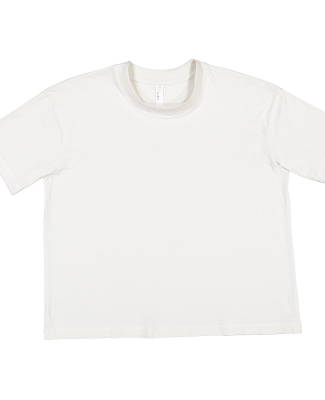 LA T 3520 Relaxed Crew Tee in Porcelain