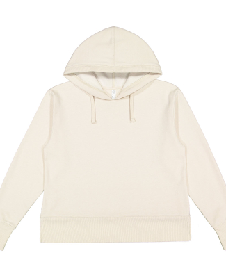 LA T 3536 Women's Vintage Wash Hoodie in Washed natural