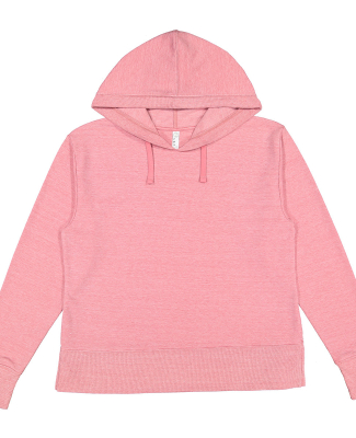 LA T 3536 Women's Vintage Wash Hoodie in Weathered mauvelous