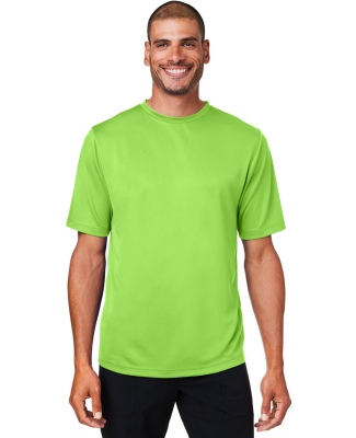 Team 365 TT15 Men's Zone Performance Mesh T-Shirt in Acid green