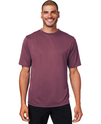 Team 365 TT15 Men's Zone Performance Mesh T-Shirt in Sport dark maroon