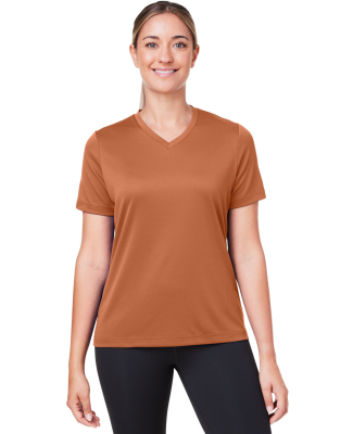 Team 365 TT15W Women's Zone Performance Mesh T-Shi in Sport burnt orange