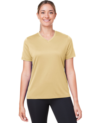 Team 365 TT15W Women's Zone Performance Mesh T-Shi in Sport vegas gold