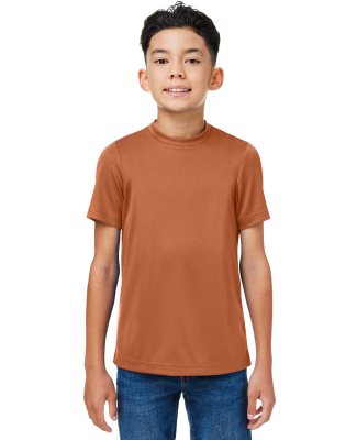 Team 365 TT15Y Youth Zone Performance Mesh T-Shirt in Sport burnt orange