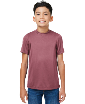 Team 365 TT15Y Youth Zone Performance Mesh T-Shirt in Sport dark maroon