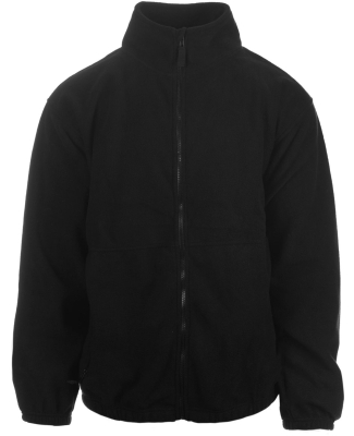 Burnside Clothing 3062 Men's Polar Fleece Full-Zip in Black