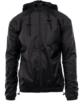 Burnside Clothing 9728 Unisex Mentor Hooded Coach' in Black