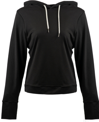Burnside Clothing 5667 Women's Dawn to Dusk Hooded in Heather black