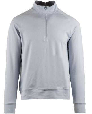 Burnside Clothing 8167 Men's Dawn to Dusk Quarter- in Heather light grey