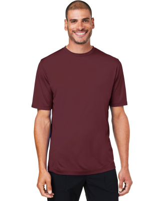 Core 365 CE10 Unisex Capital Performance T-Shirt in Burgundy