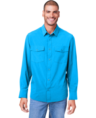 Core 365 CE510L Men's Ultra UVP® Marina Shirt in Electric blue
