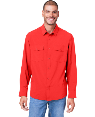 Core 365 CE510L Men's Ultra UVP® Marina Shirt in Marina red