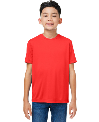 Core 365 CE10Y Youth Capital Performance T-Shirt in Marina red