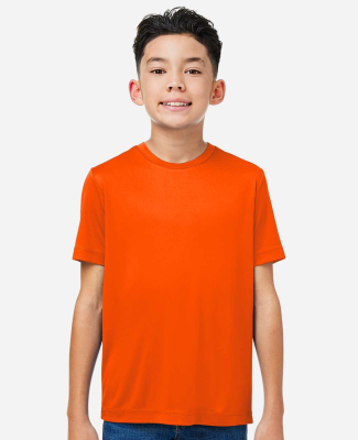 Core 365 CE10Y Youth Capital Performance T-Shirt in Safety orange