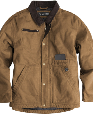 DRI DUCK 5091T Men's Tall Rambler Boulder Cloth Ja in Saddle