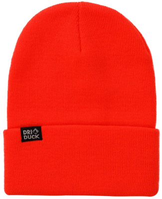 DRI DUCK 3523 Coleman Cuffed Beanie in Blaze orange