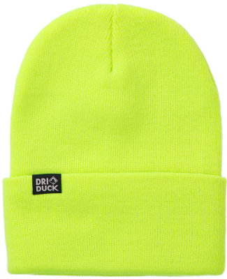 DRI DUCK 3523 Coleman Cuffed Beanie in Neon yellow