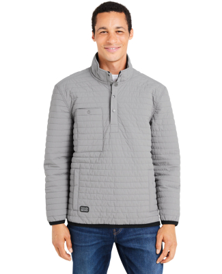 DRI DUCK 5303 Men's Keystone Quilted Pullover in Grey