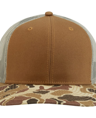 DRI DUCK 3091 Ridge Trucker Cap in Saddle/ duck camo