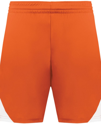 Augusta Sportswear 1736 Men's Step-Back Basketball in Orange/ white