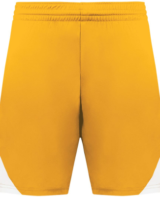 Augusta Sportswear 1737 Youth Step-Back Basketball in Gold/ white