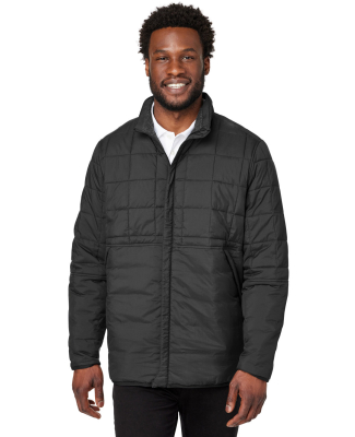 North End NE721 Unisex Aura Fleece-Lined Jacket in Black