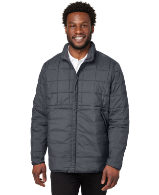 North End NE721 Unisex Aura Fleece-Lined Jacket in Carbon