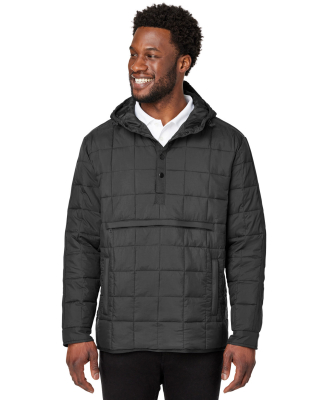 North End NE722 Unisex Aura Packable Anorak in Black