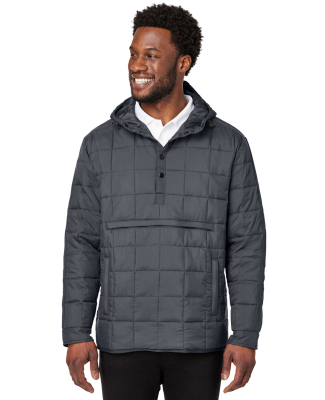 North End NE722 Unisex Aura Packable Anorak in Carbon