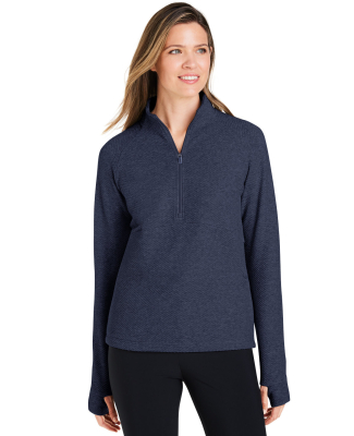 North End NE725W Women's Spirit Textured Quarter-Z in Classic navy heather