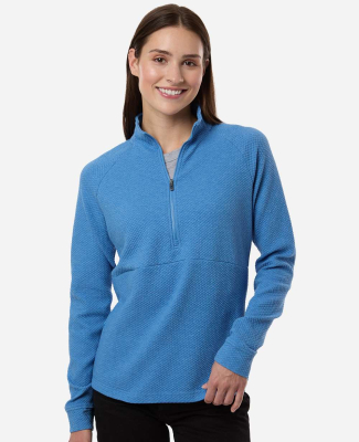 North End NE725W Women's Spirit Textured Quarter-Z in Light nautical blue heather