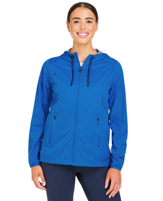 North End NE75W Women's Network Lightweight Jacket in Light nautical blue heather