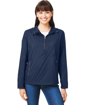 North End NE810W Women's Aura Lightweight Packable in Classic navy/ carbon