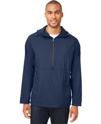 North End NE810 Men's Aura Lightweight Packable An in Classic navy/ carbon