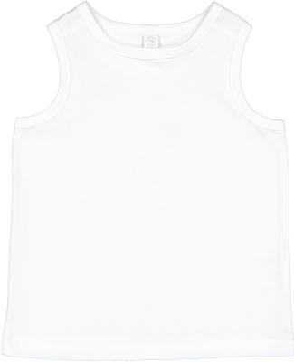 Rabbit Skins 3323 Toddler Fine Jersey Tank in White