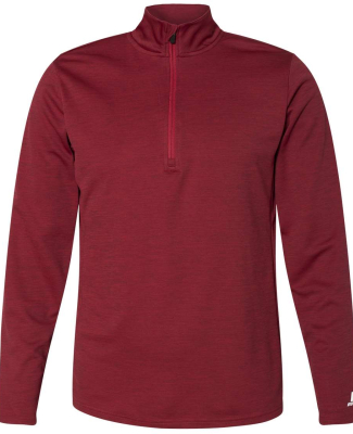 Russell Athletic QZ7EAM Men's Striated Quarter-Zip in True red