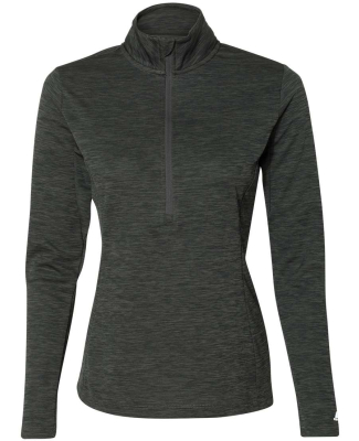 Russell Athletic QZ7EAX Women's Striated Quarter-Z in Stealth