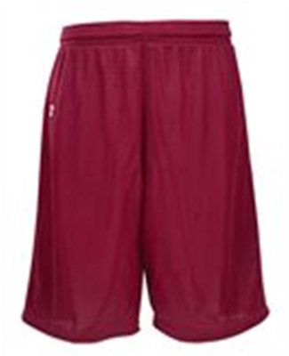 Russell Athletic 659AFB Youth Tricot Mesh Shorts in Cardinal