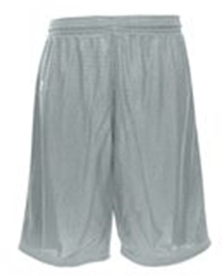 Russell Athletic 659AFB Youth Tricot Mesh Shorts in Gridiron silver