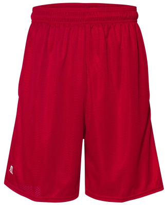 Russell Athletic 651AFM Men's 9" Dri-Power® Trico in True red