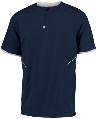 Russell Athletic 872RVM Unisex Dri-Power® Short S in Navy/ white