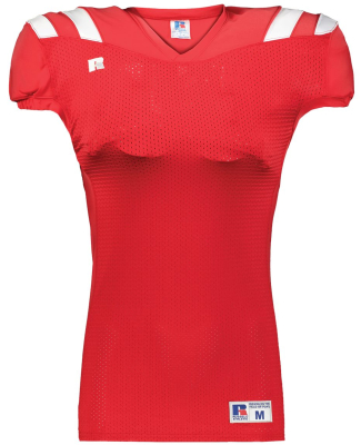Russell Athletic R0100W Youth Canton Football Jers in True red/ white