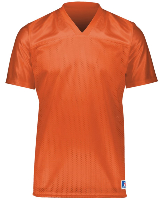 Russell Athletic R0593M Unisex Solid Flag Football in Burnt orange