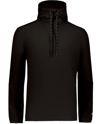 Russell Athletic R20DSM Unisex Legend Hooded Quart in Black