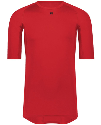 Russell Athletic R21CPM Unisex CoolCore® Half Sle in True red