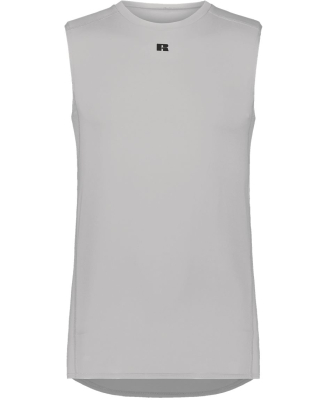Russell Athletic R22CPM Unisex CoolCore® Compress in Grid iron silver